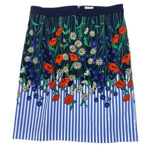 Postmark Skirt Anthropologie Vertical Garden Lined